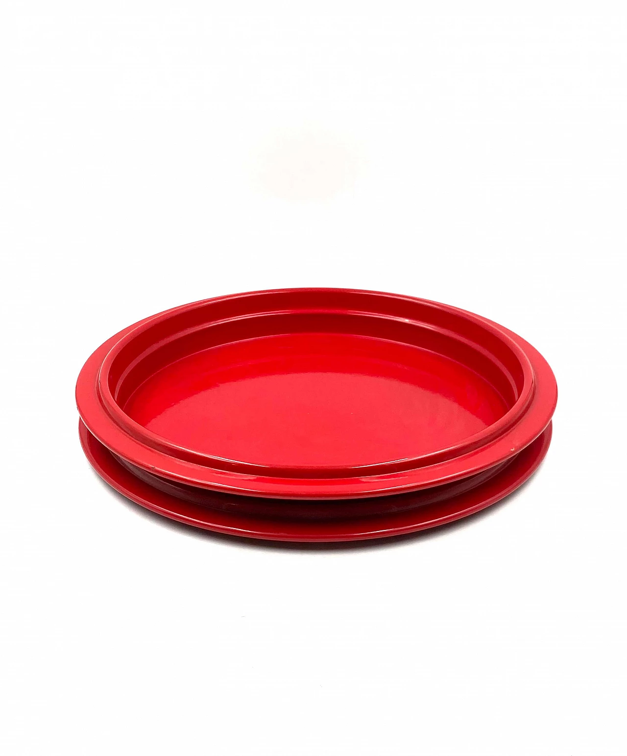 Red tray by Gianfranco Frattini for Progetti Italia, 1970s 5