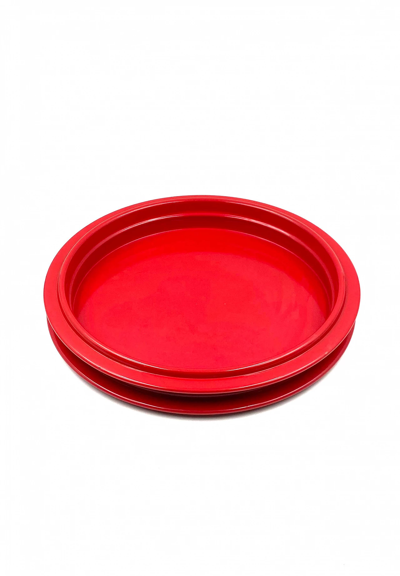 Red tray by Gianfranco Frattini for Progetti Italia, 1970s 6