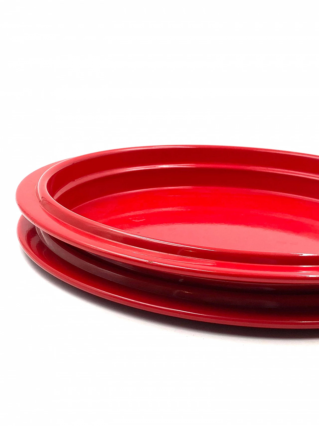 Red tray by Gianfranco Frattini for Progetti Italia, 1970s 9