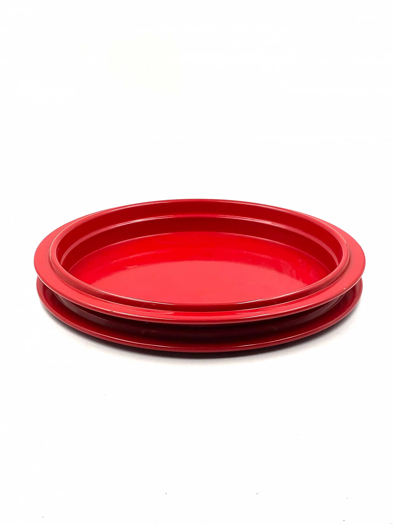 Red tray by Gianfranco Frattini for Progetti Italia, 1970s 10