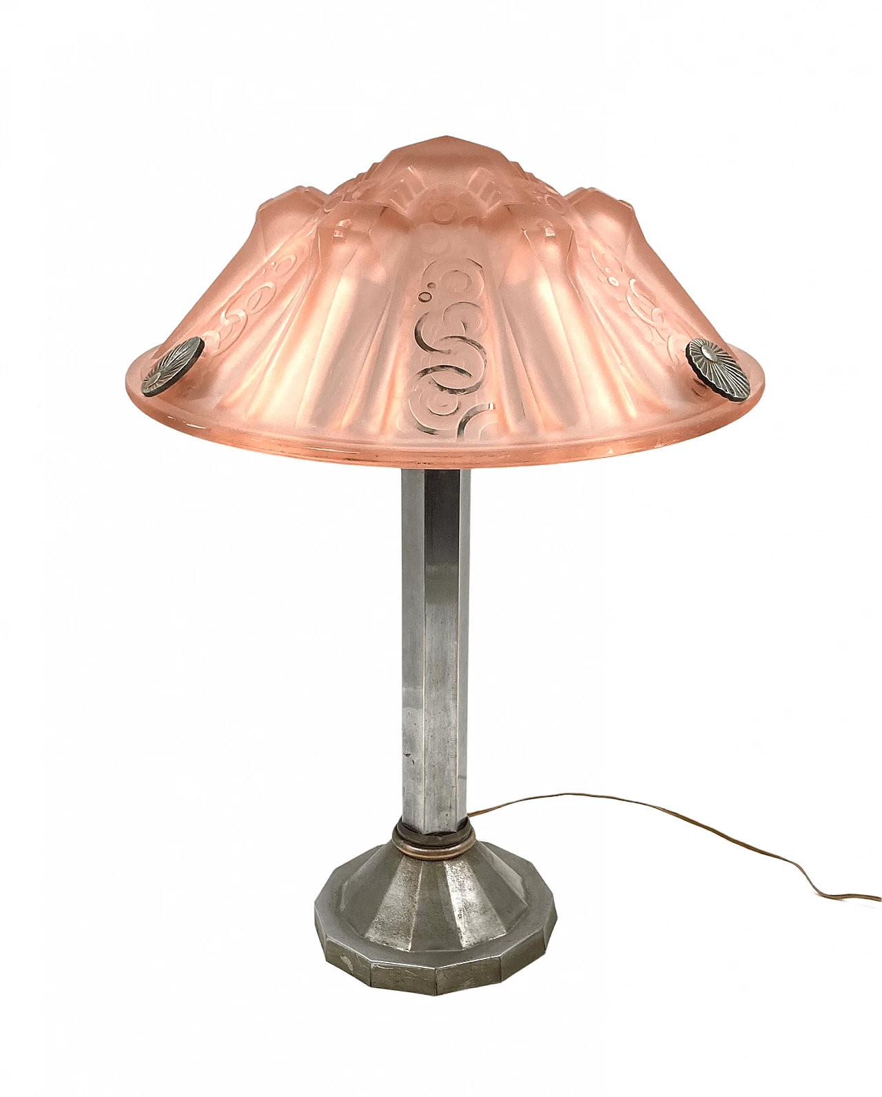 Table lamp by Muller Freres Luneville, 1920s 1