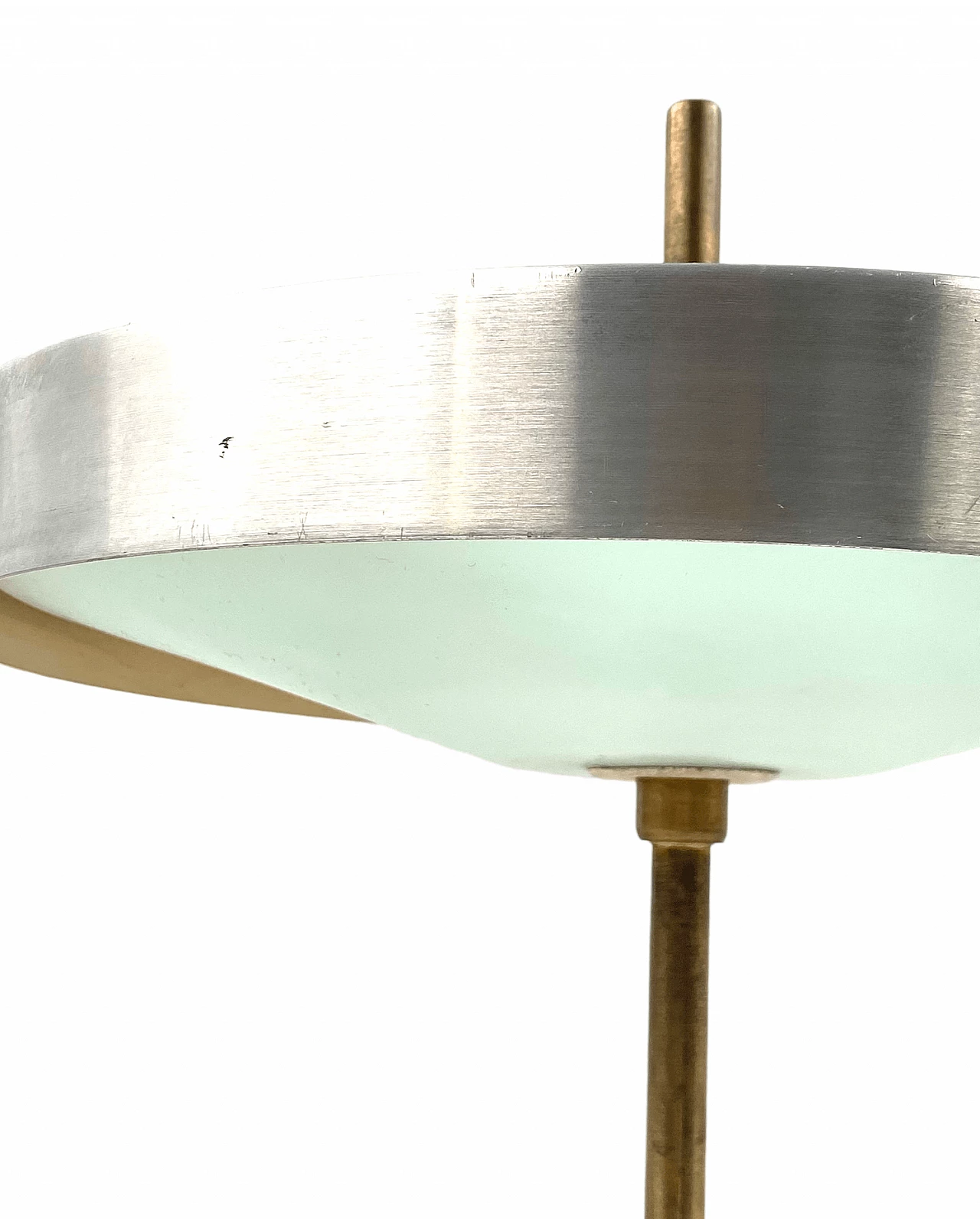 Table lamp in brass and glass by Oscar Torlasco for Lumi, 1960s 21