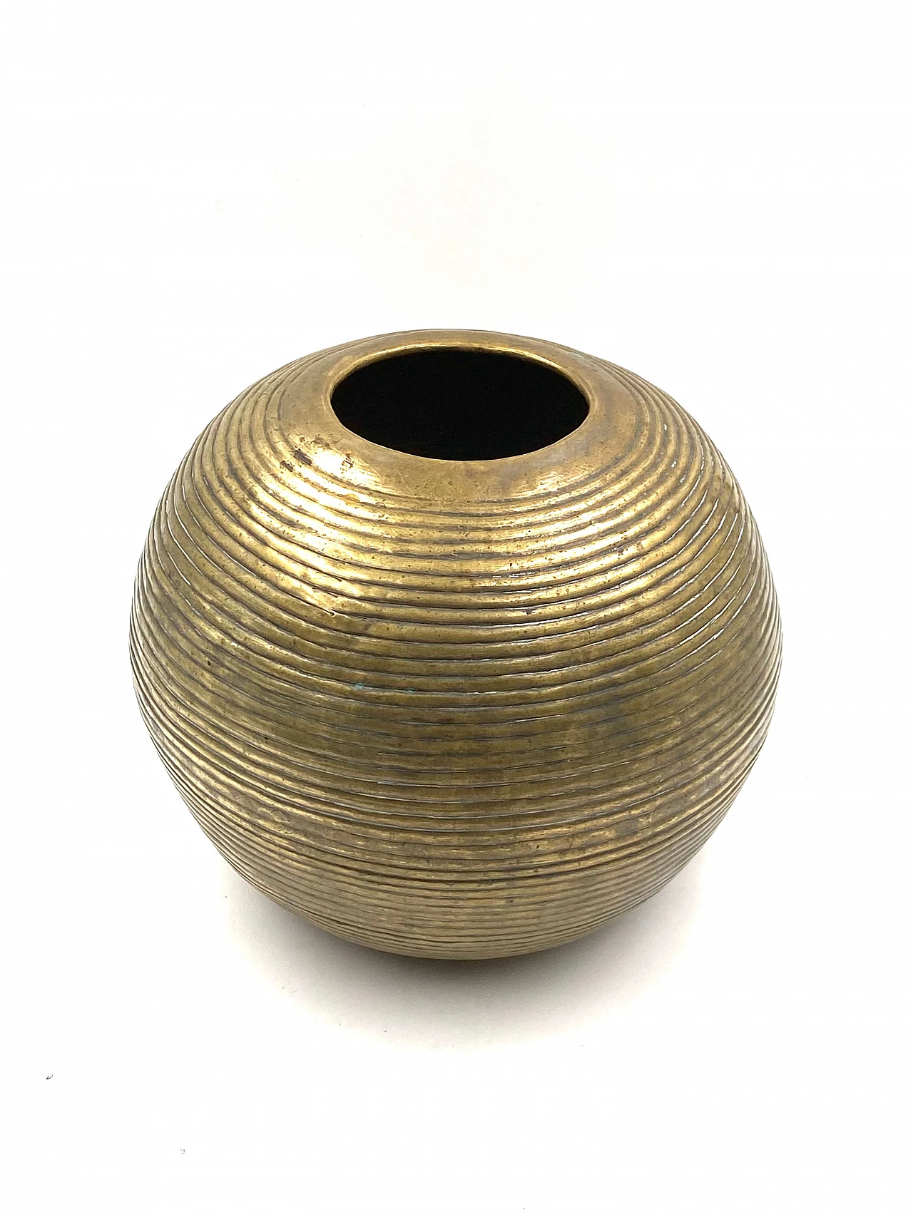 Spherical aluminium vase, 1970s 10