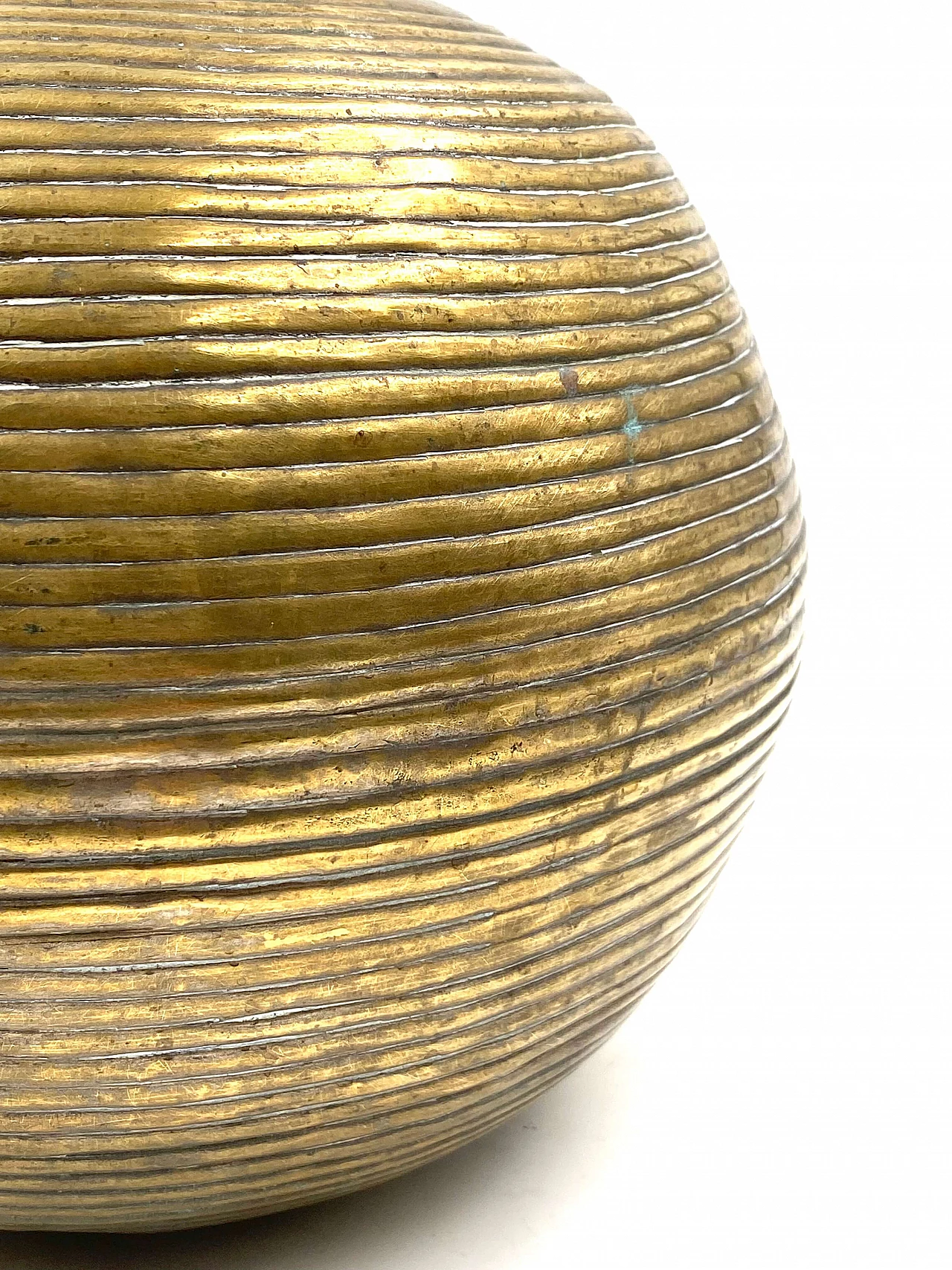 Spherical aluminium vase, 1970s 13