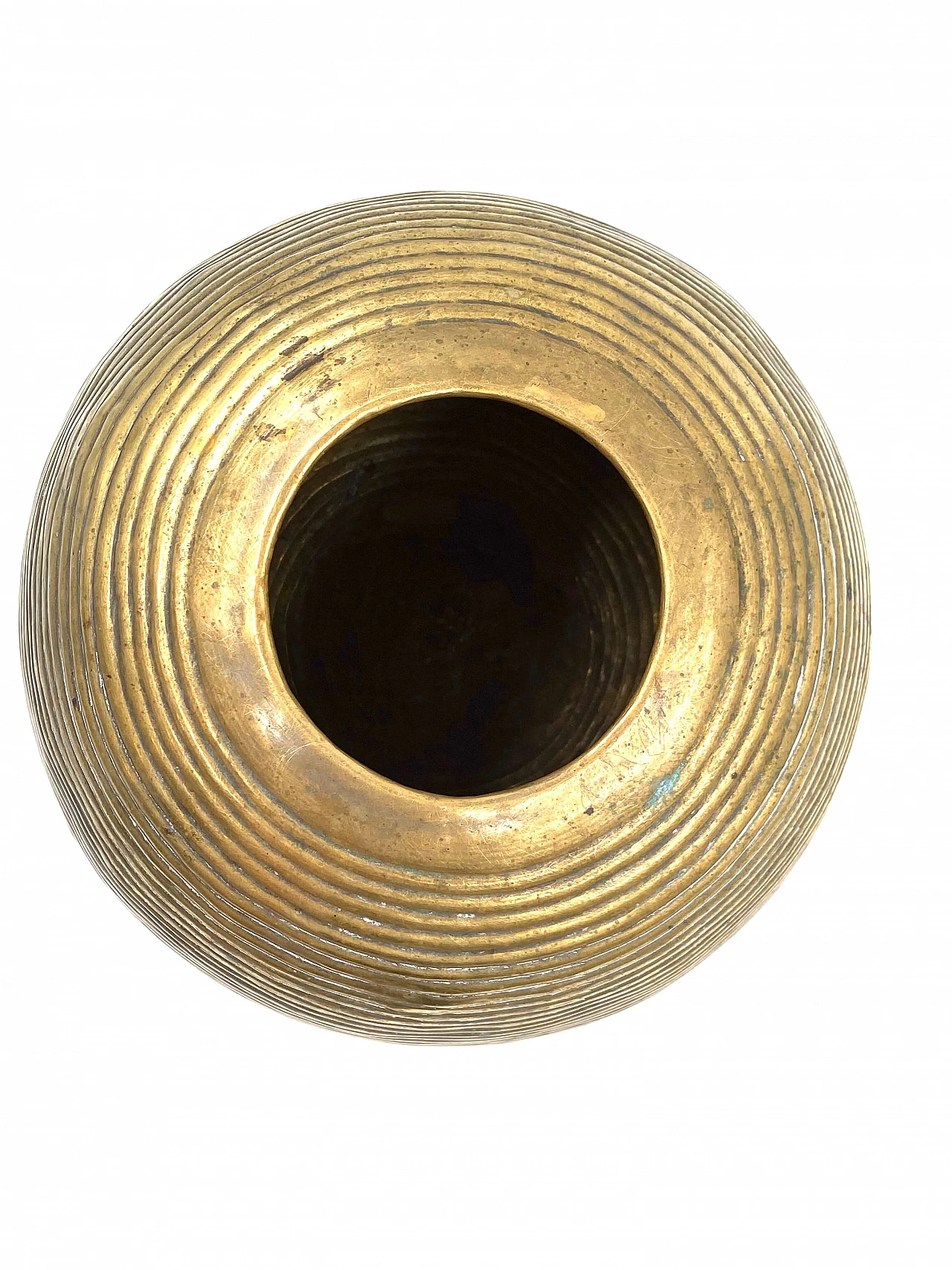 Vaso sferico in alluminio, anni '70 15