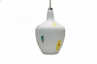 Multicoloured Murano glass chandelier