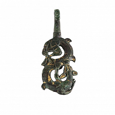 Fibbia cinese in bronzo, Dinastia Shang