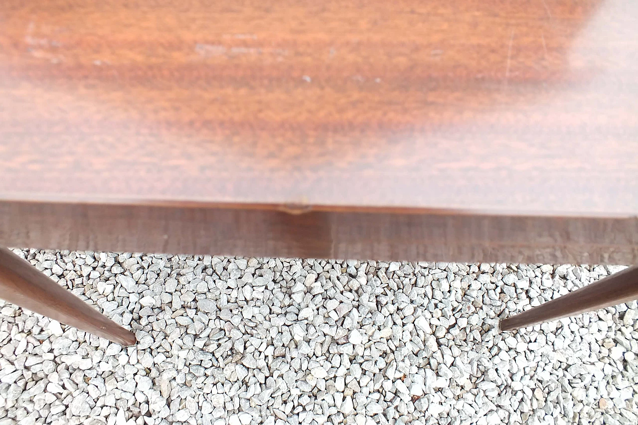 Formica folding table with metal legs, 1970s 2