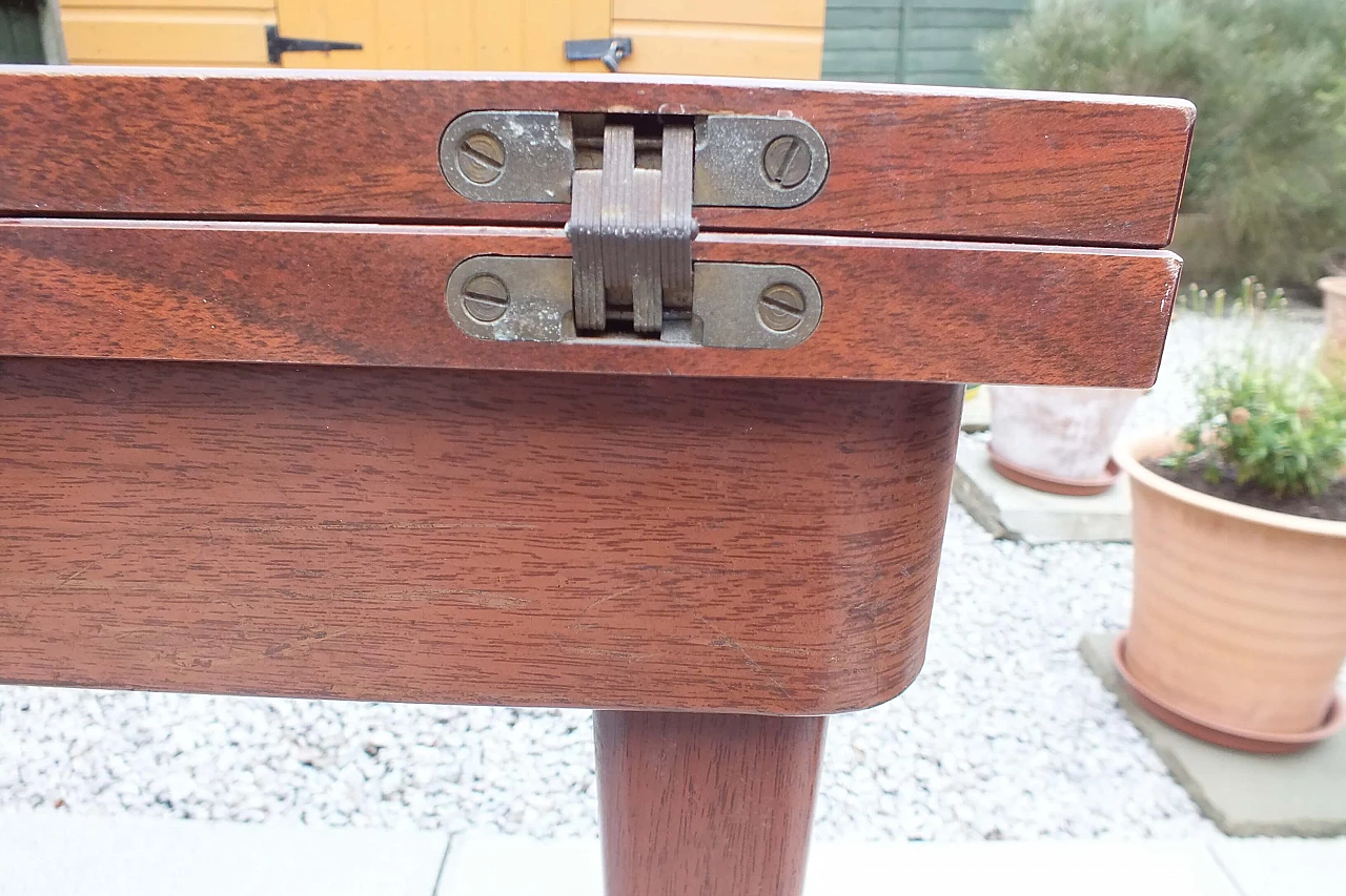 Formica folding table with metal legs, 1970s 6