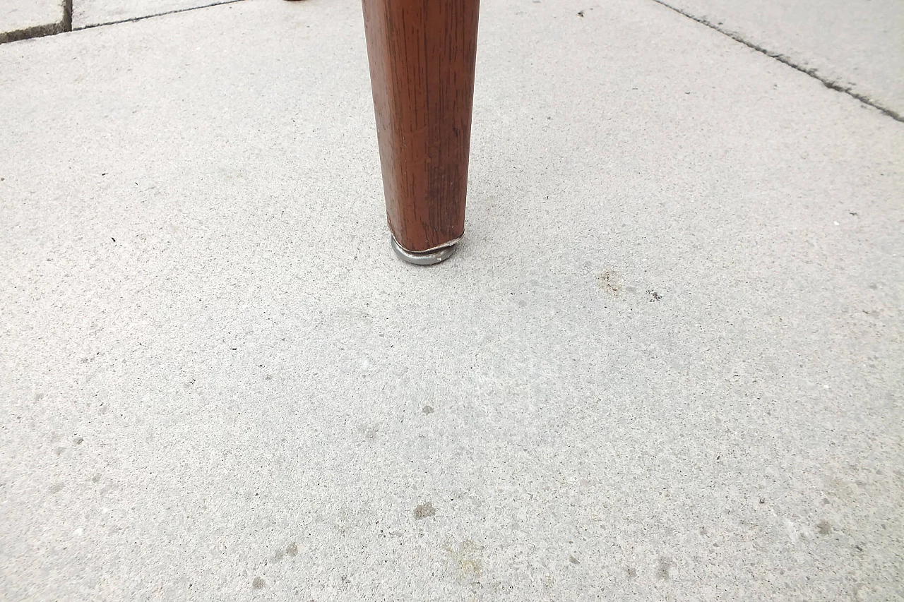 Formica folding table with metal legs, 1970s 7