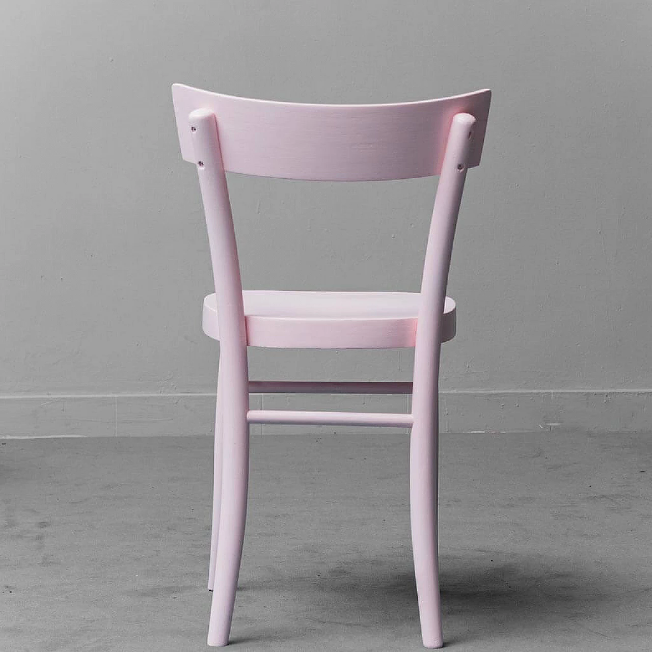 Pair of coloured wooden chairs, 1950s 8