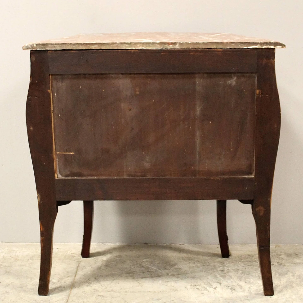 Cassettone Napoleone III intarsiato, tardo '800 8