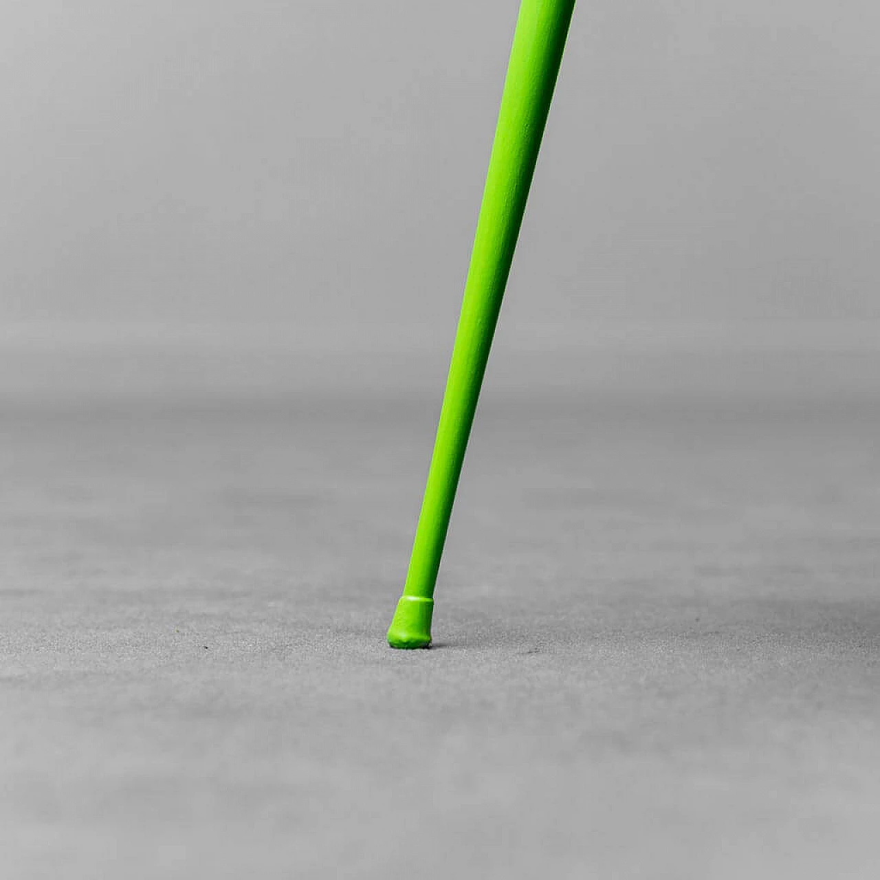 Blue velvet and green metal armchair, 1960s 10