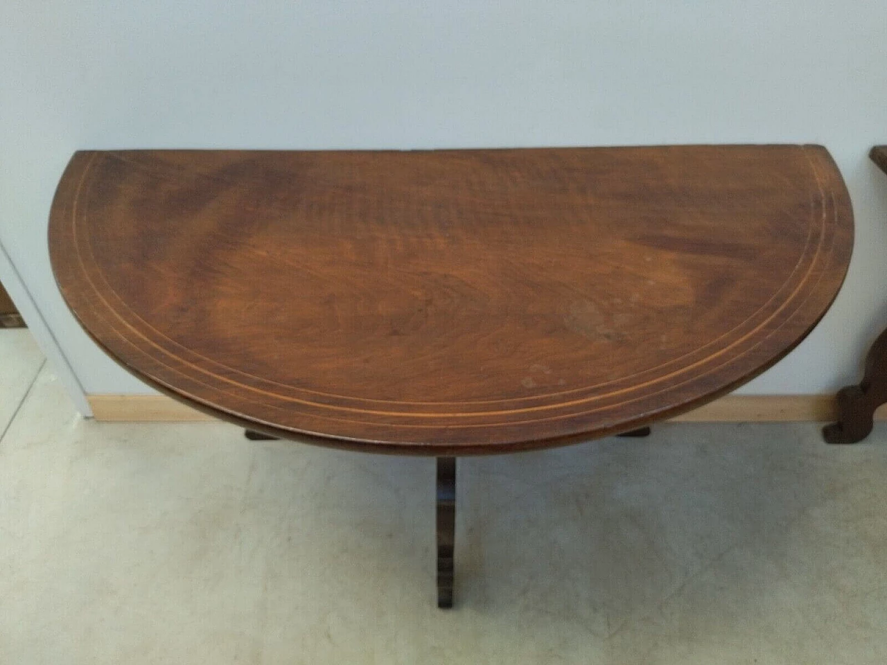 Pair of walnut fretted consoles, late 19th century 6