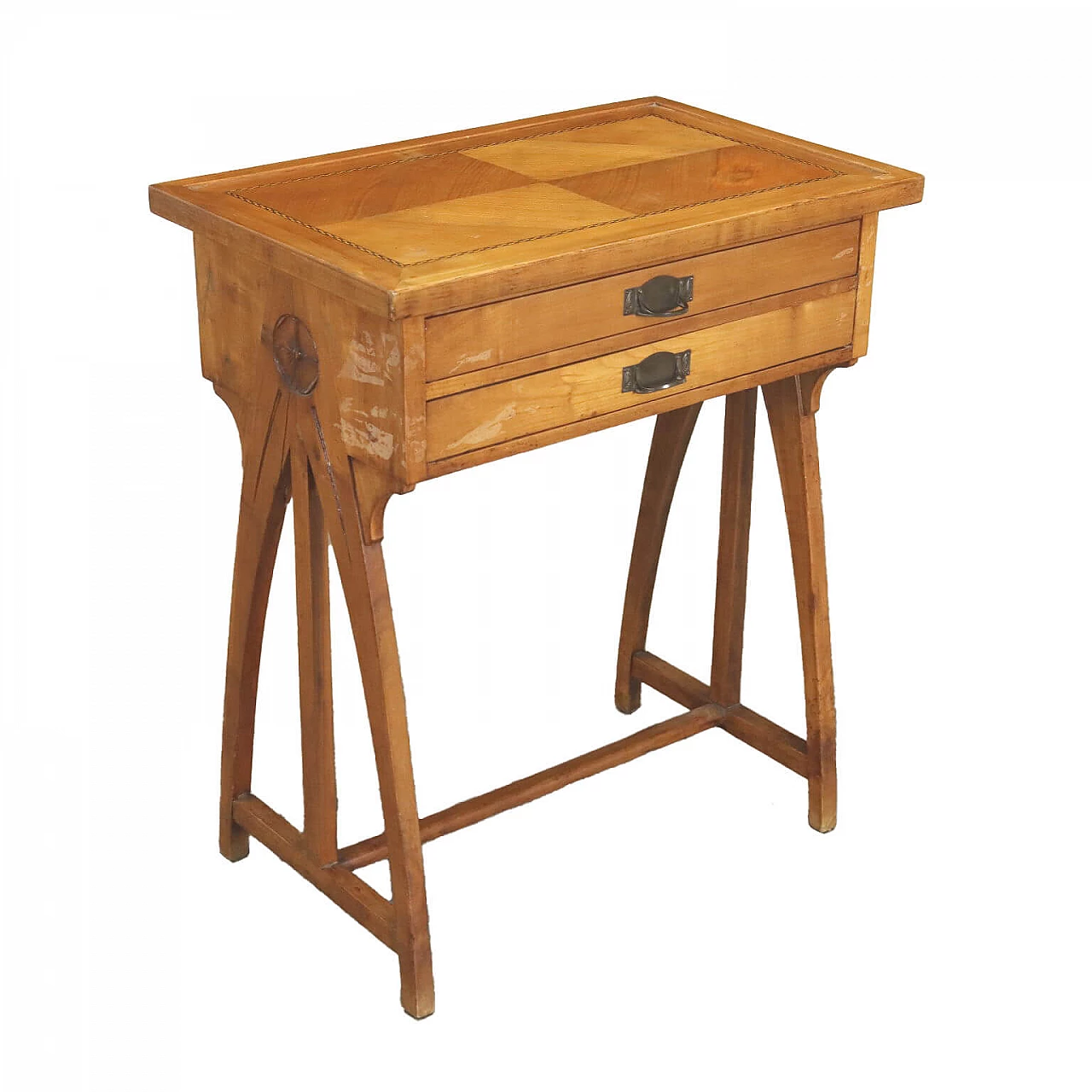 Comodino Liberty in citronnier, inizio '900 1