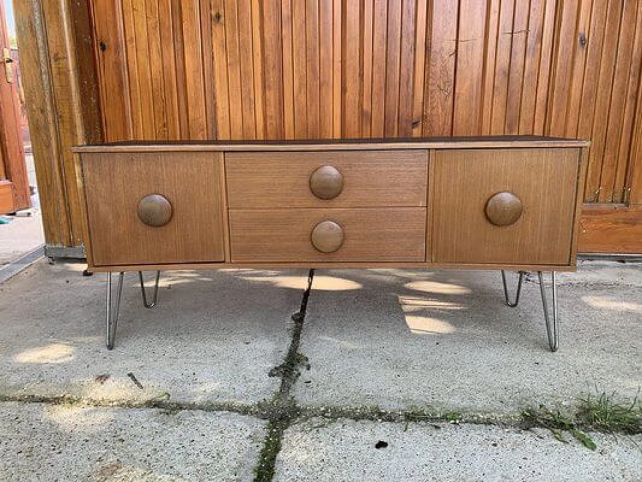 Credenza danese in teak, anni '60 1