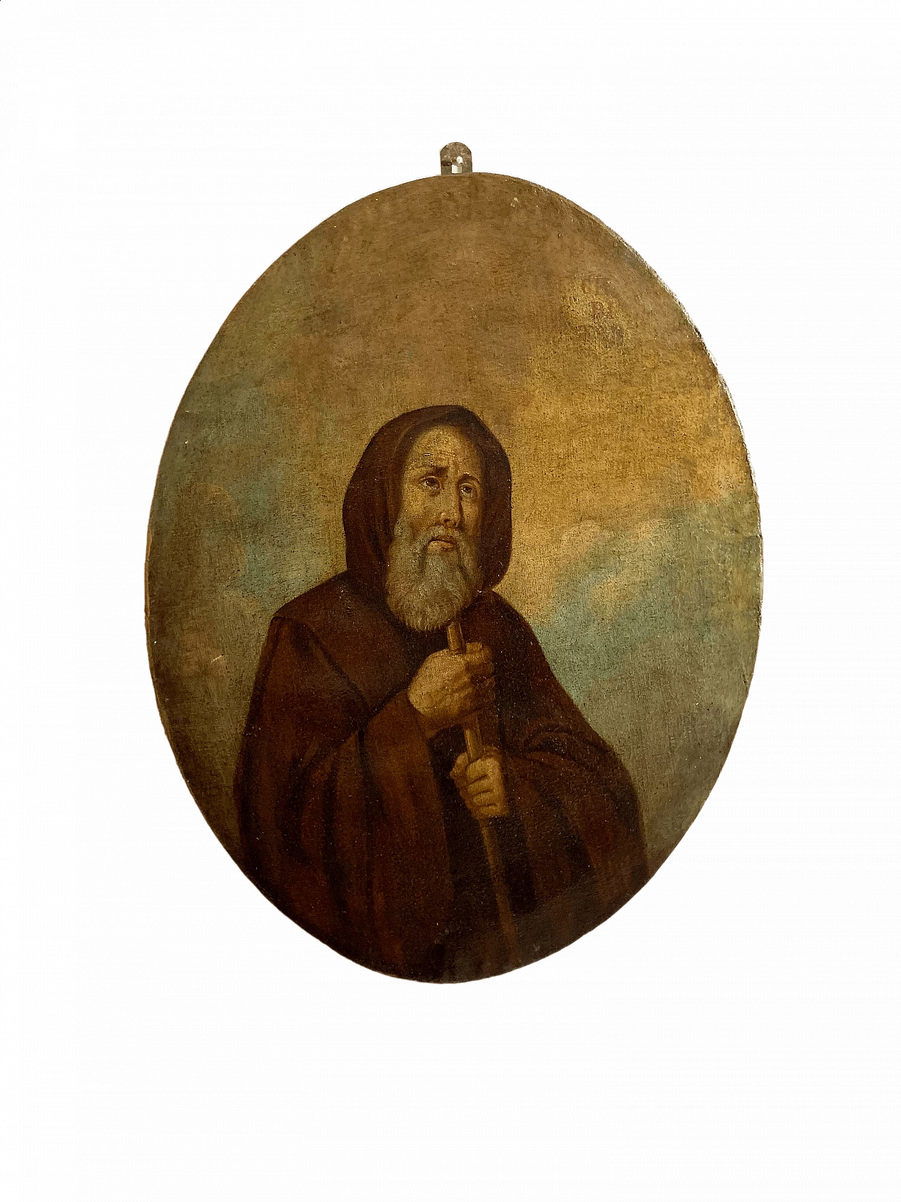 Olio su tela raffigurante San Francesco di Paola, '600 8