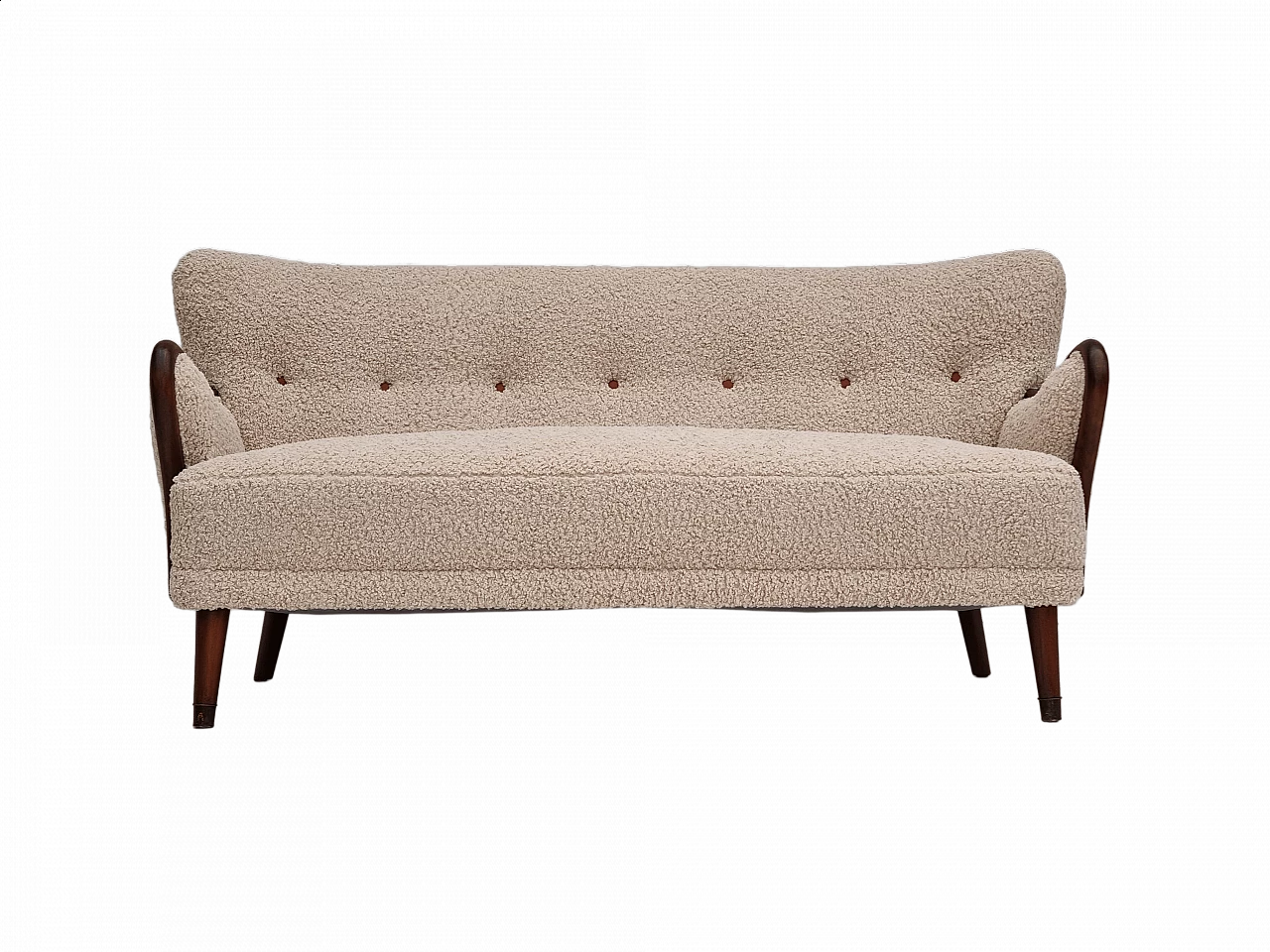 3-seater lambskin sofa by Alfred Christensen, 1960s 17