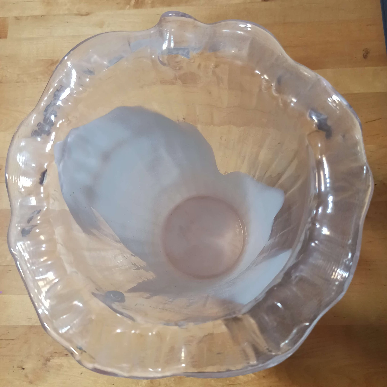 Vaso in vetro bianco e trasparente La Murrina 2