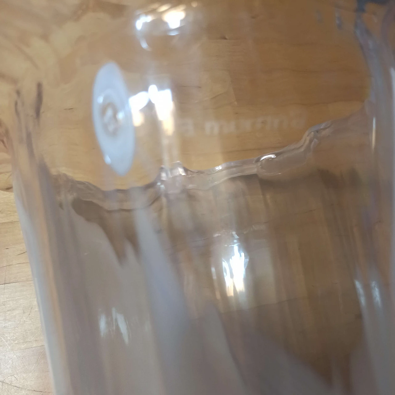 Vaso in vetro bianco e trasparente La Murrina 3