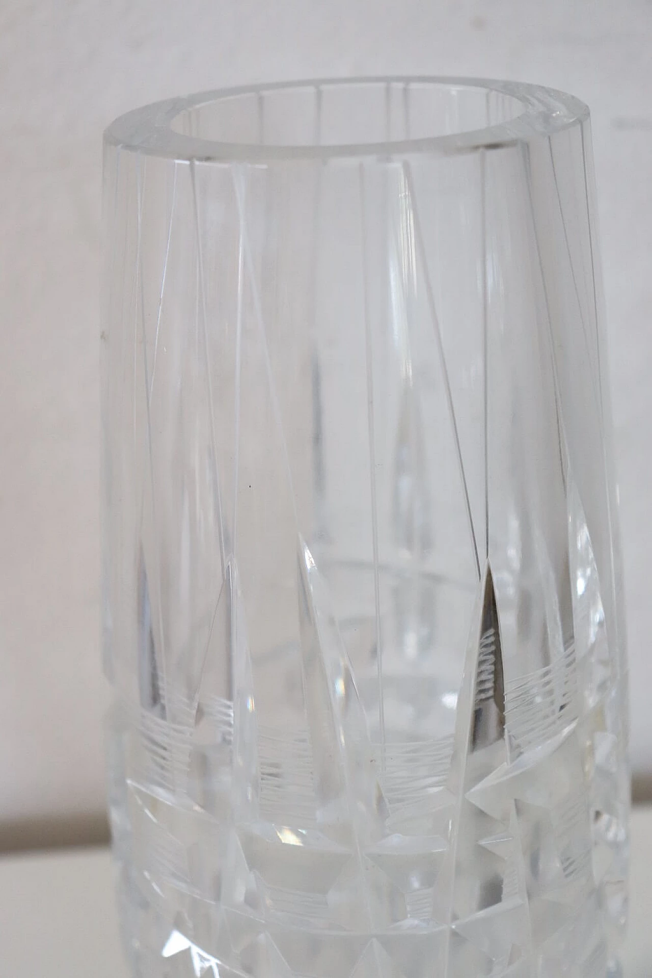 Glass vase with engraved decoration, 1970s 3