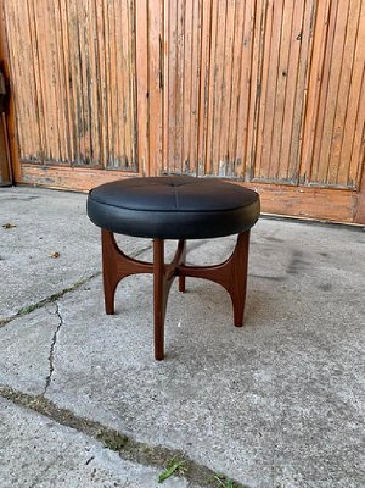 Danish teak stool by Kofod Larsen for G Plan, 1960s 2