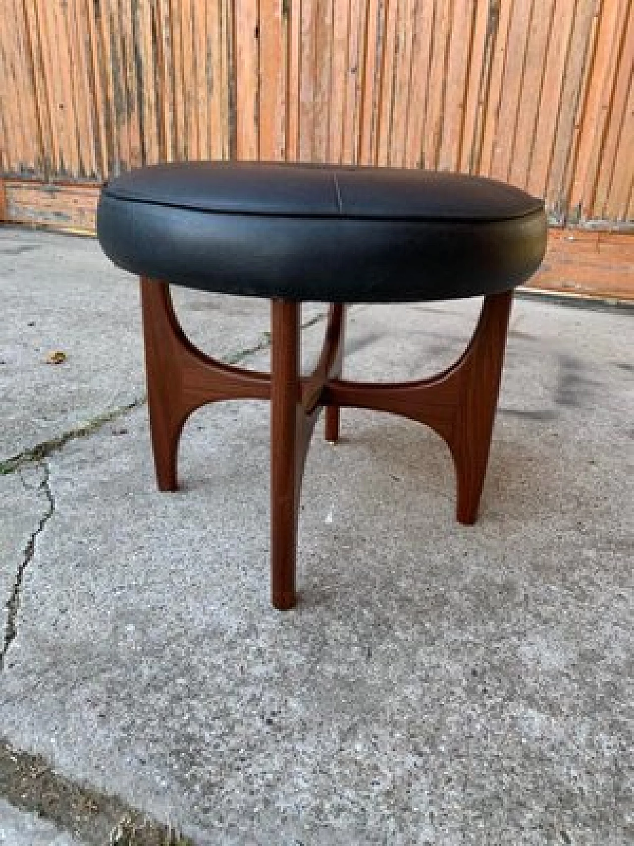 Danish teak stool by Kofod Larsen for G Plan, 1960s 4