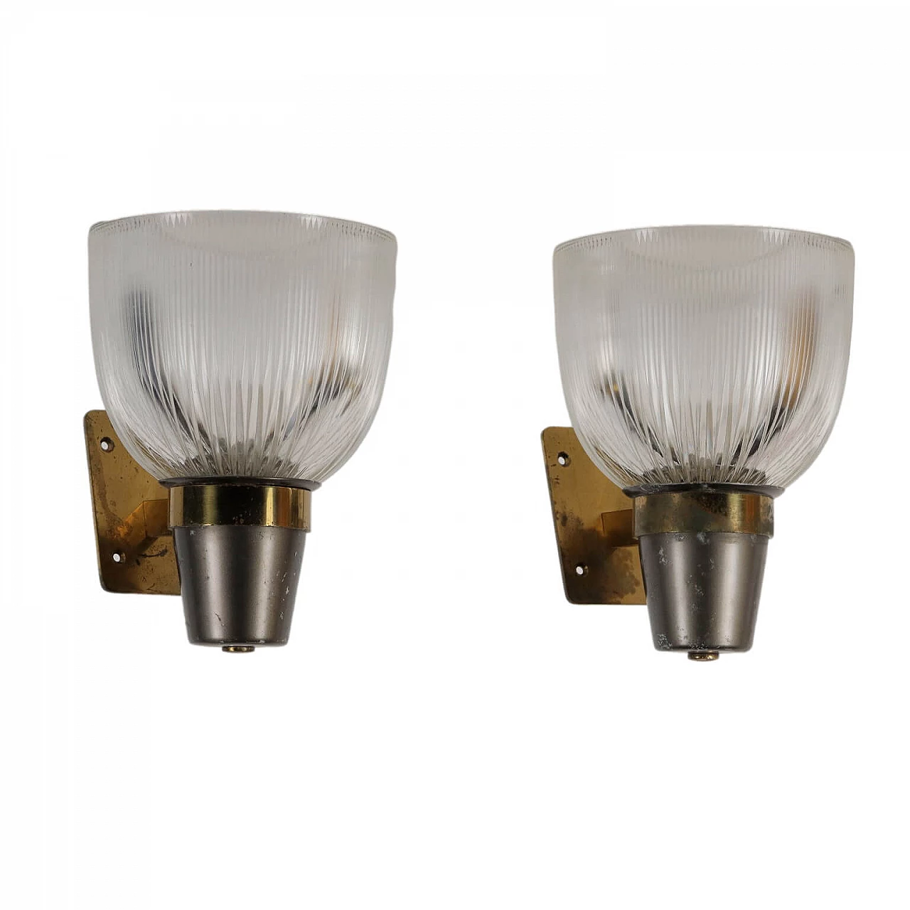 Pair of Relemme wall lights by Ignazio Gardella for Azucena, 1960s 1