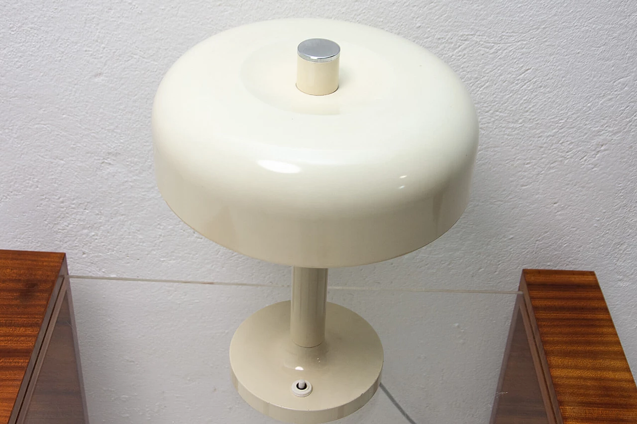 Metal mushroom table lamp, 1960s 6