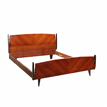 Rosewood bed, 1950s