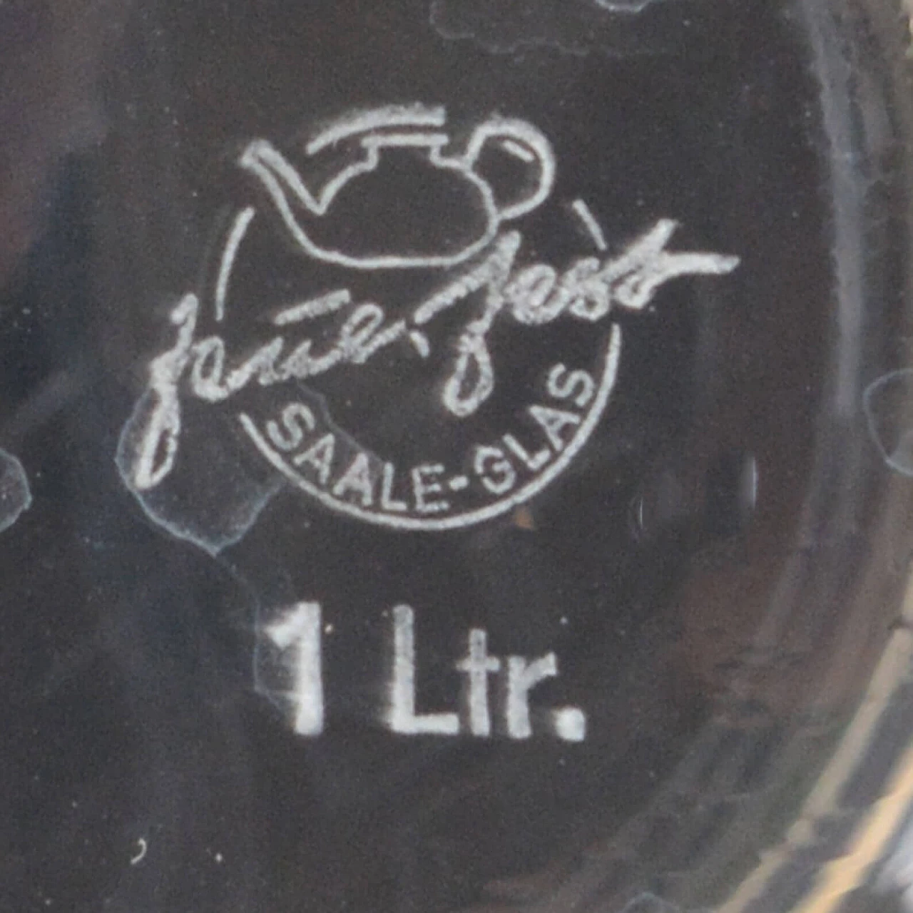 Servizio da tè in vetro Jena di Ilse Decho, anni '70 8