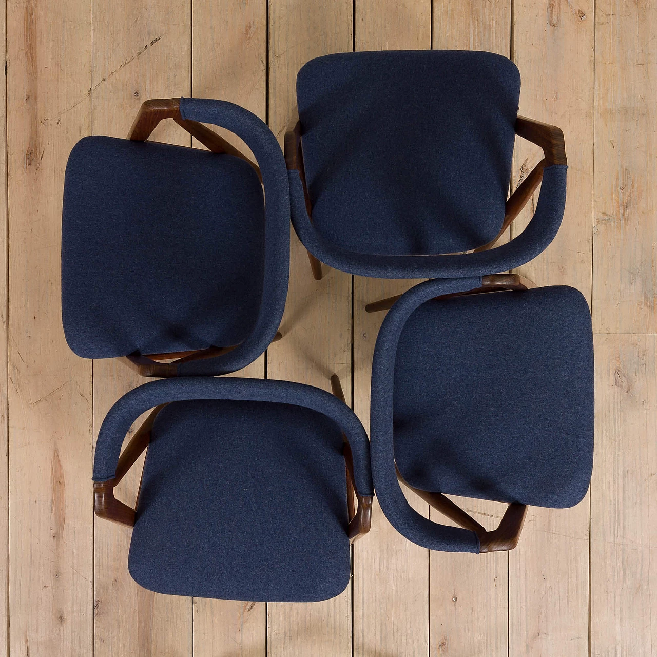 4 Chairs in teak by Thomas Harlev for Farstrup Møbler, 1950s 10