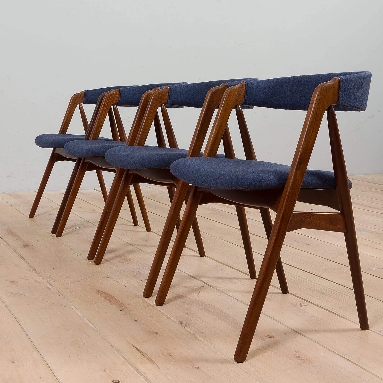 4 Chairs in teak by Thomas Harlev for Farstrup Møbler, 1950s 11
