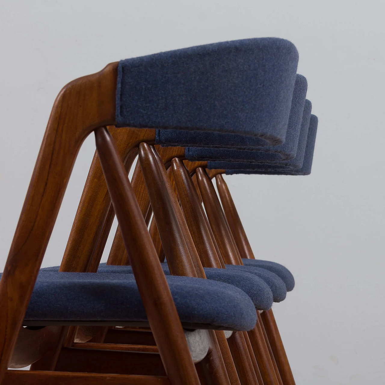 4 Chairs in teak by Thomas Harlev for Farstrup Møbler, 1950s 17