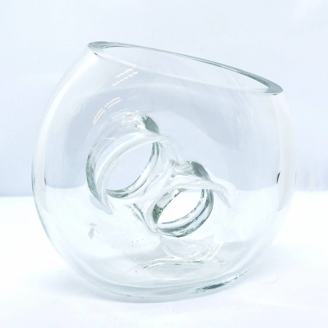 Glass vase by Jiri Pacinek for Ajeto Sklarna Lasvit, 1980s 3