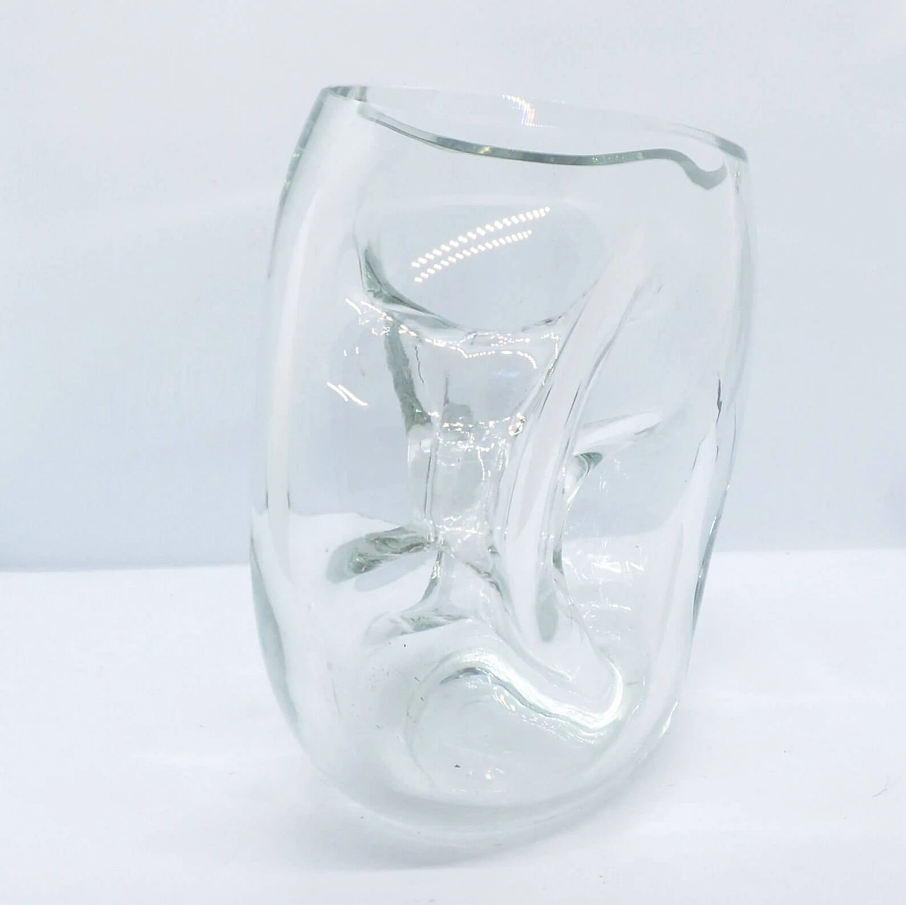 Glass vase by Jiri Pacinek for Ajeto Sklarna Lasvit, 1980s 5