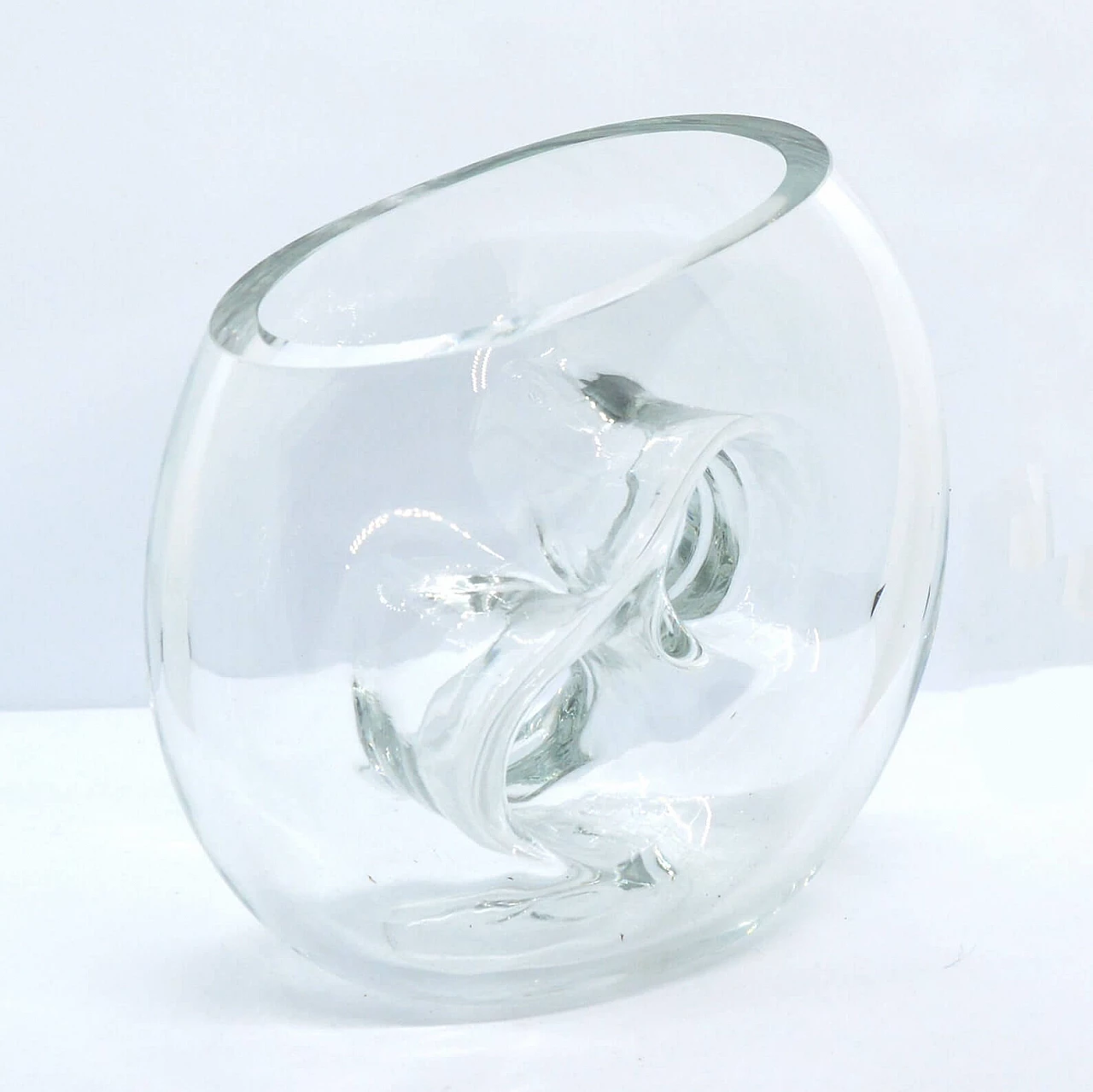 Glass vase by Jiri Pacinek for Ajeto Sklarna Lasvit, 1980s 8