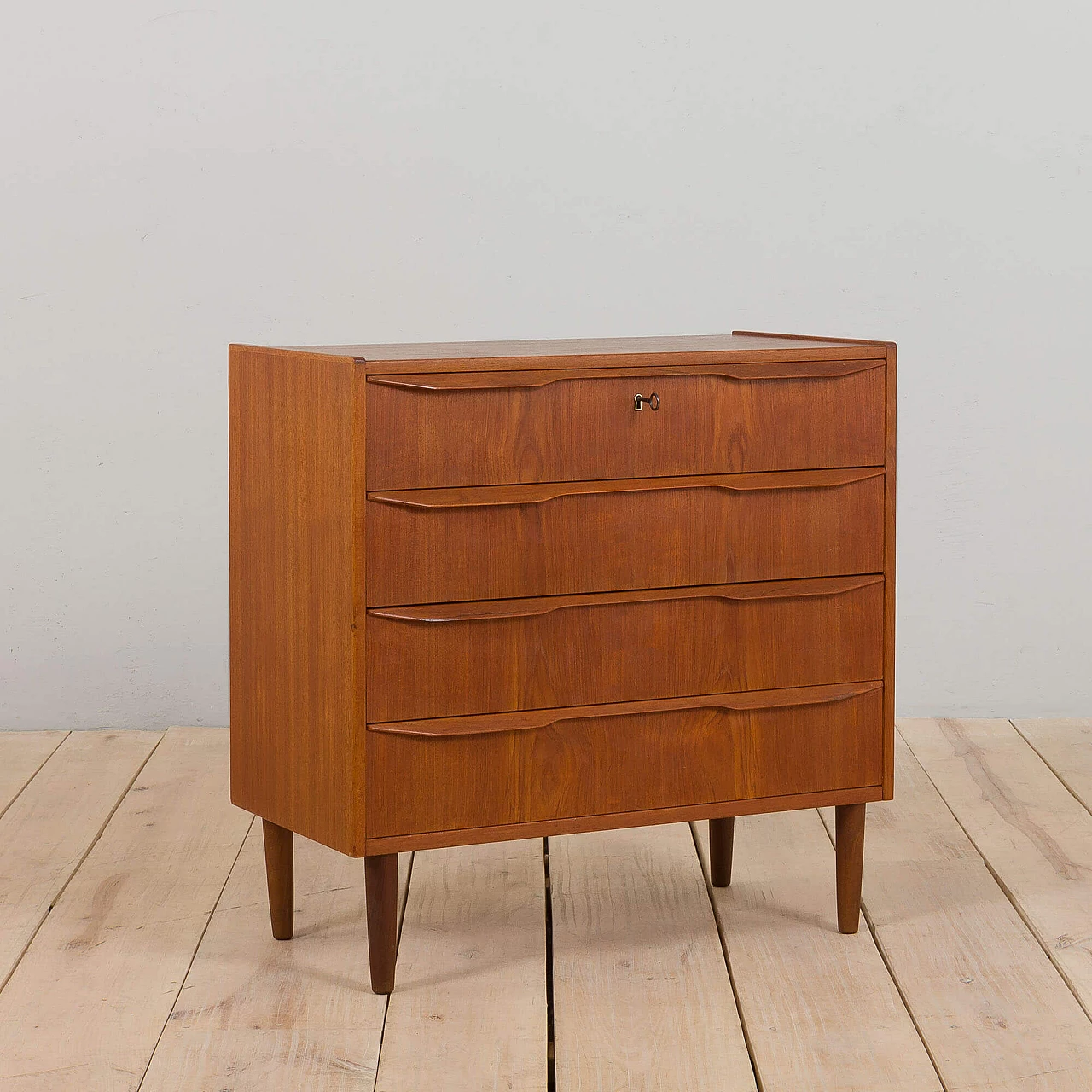 Danish small teak dresser, 1960s 3