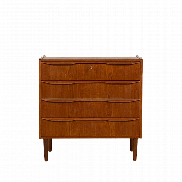 Comò danese piccolo in teak, anni '60