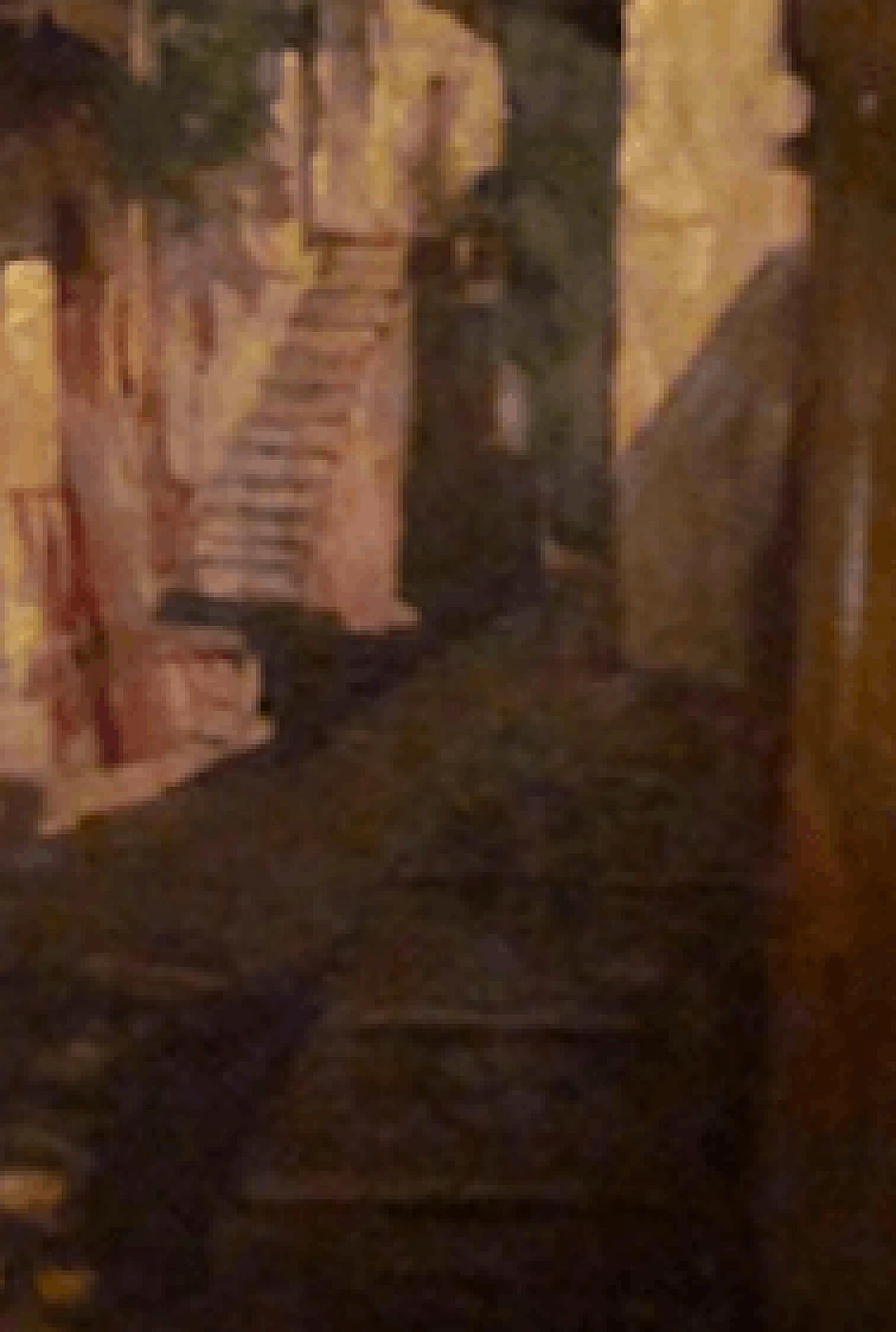 Giovanni Regorda, paesaggio Lombardo, dipinto a olio, anni '40 3