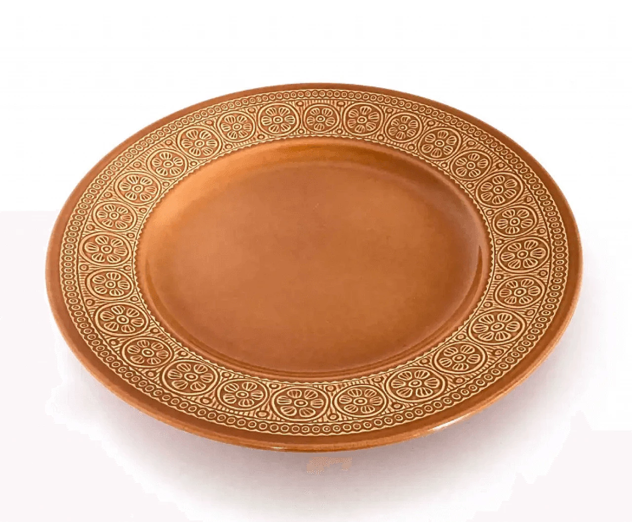 24 Margherita terracotta plates by Antonia Campi for Laveno, 1960s 4