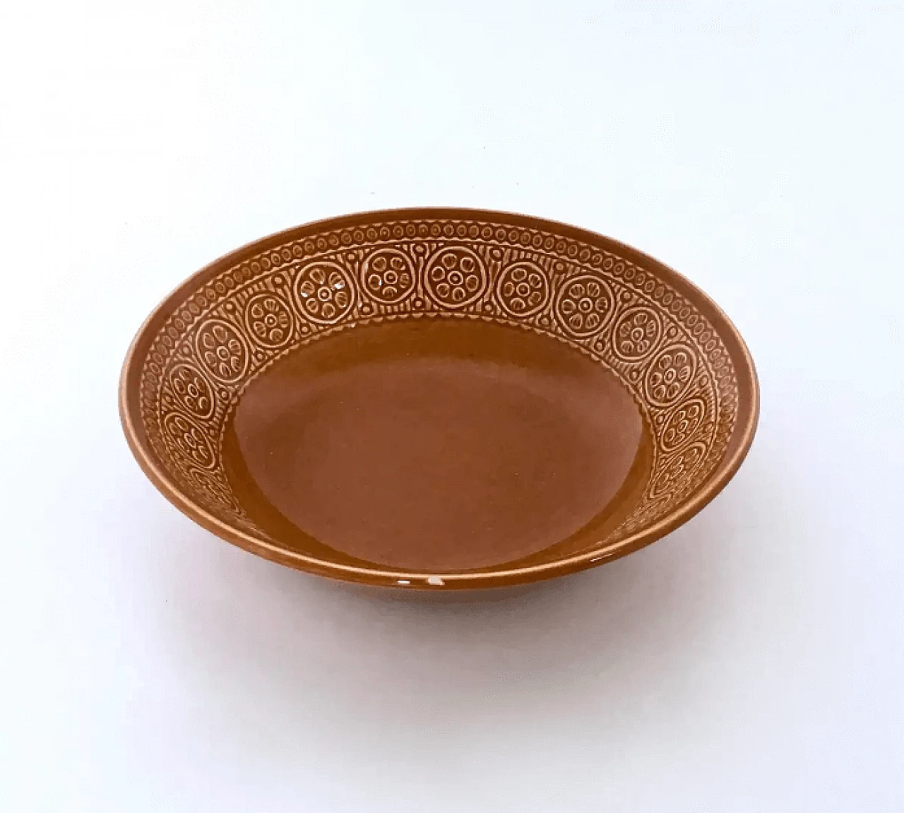 24 Margherita terracotta plates by Antonia Campi for Laveno, 1960s 6