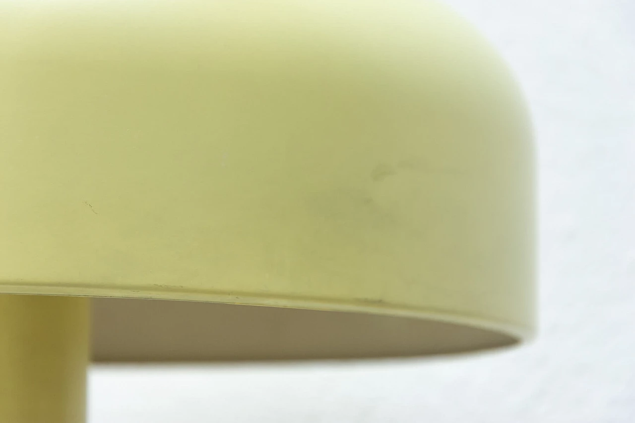 Yellow mushroom-shaped desk lamp, 1960s 9