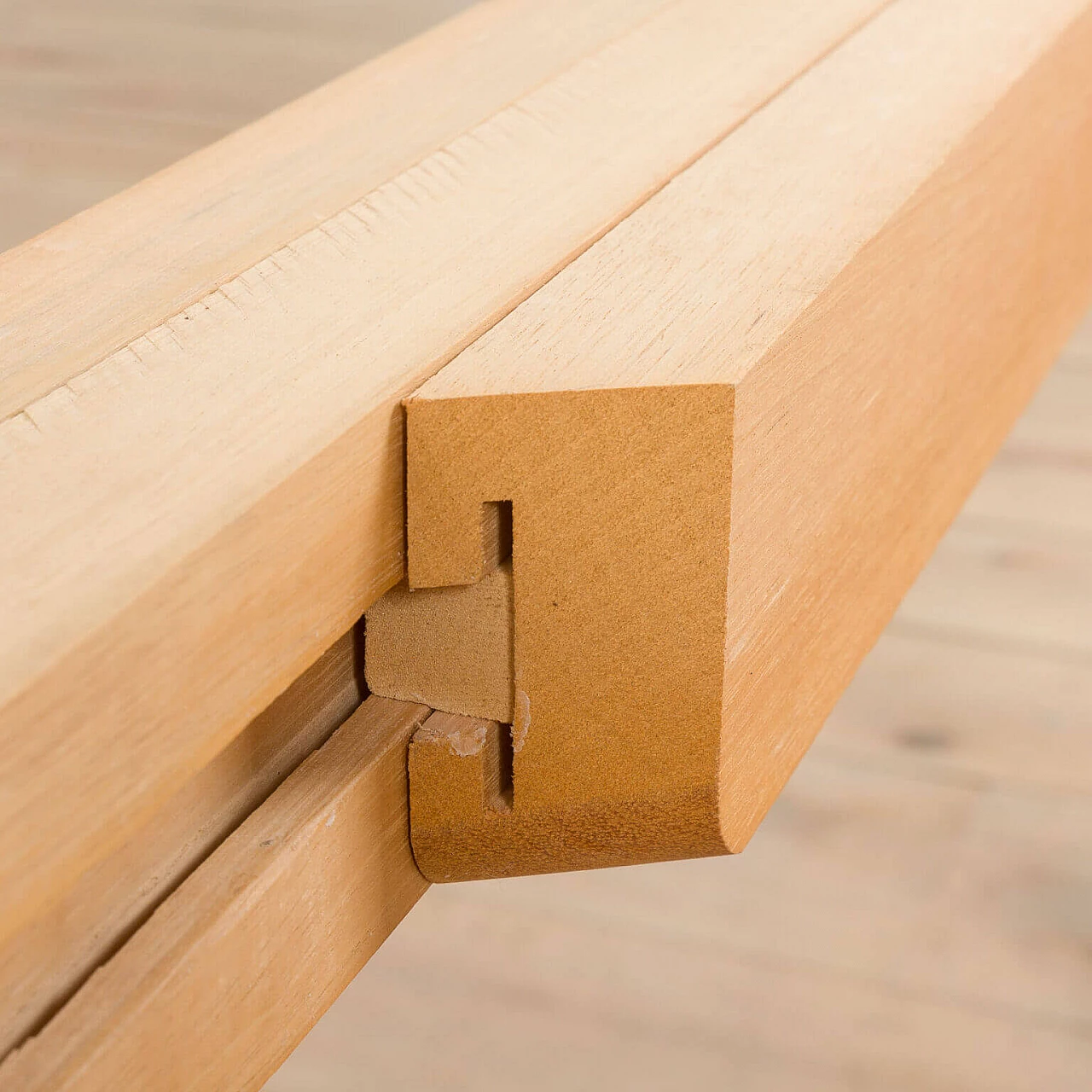 Tavolo da pranzo rotondo allungabile in rovere, anni ‘60 7