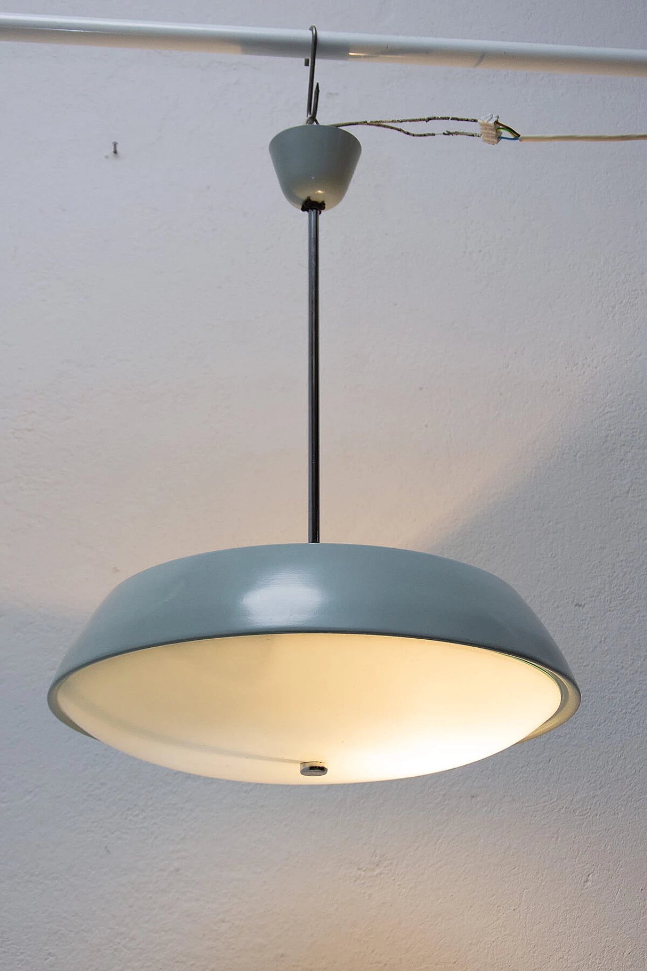 UFO pendant lamp by Josef Hurka for Napako, 1960s 11