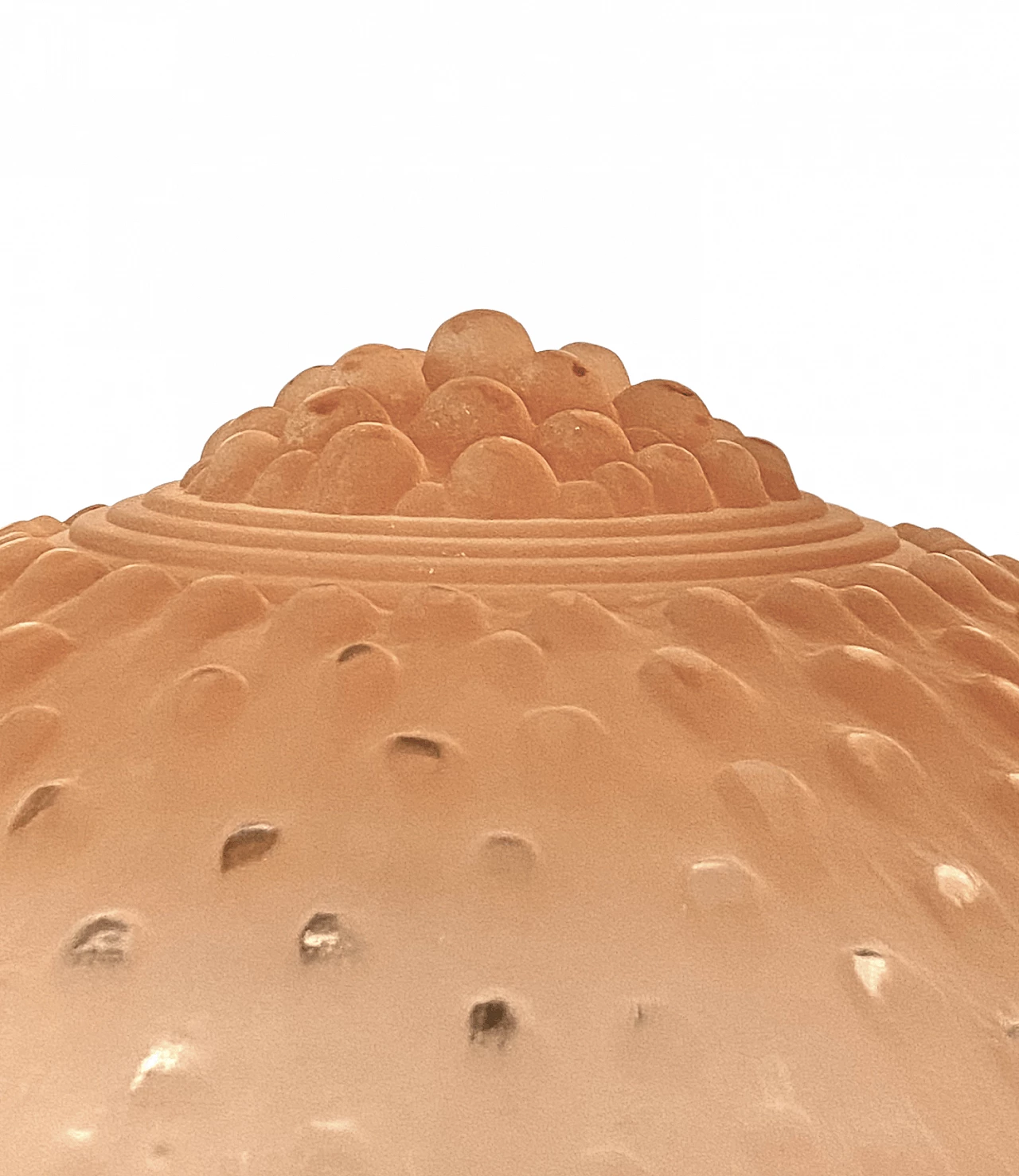 Pink table lamp attributed to Edgar Brandt for Muller Freres Luneville, 1930s 15