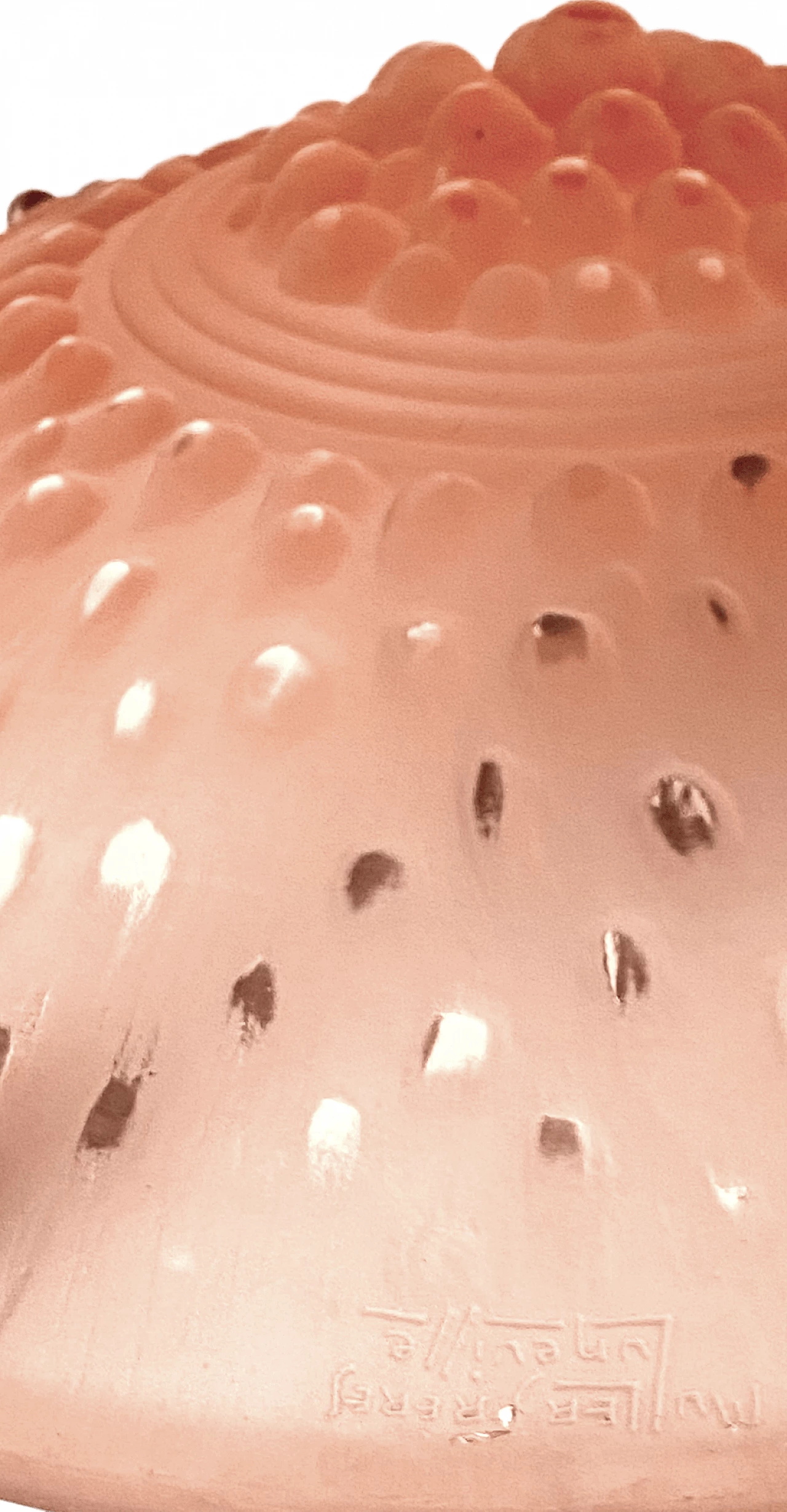 Pink table lamp attributed to Edgar Brandt for Muller Freres Luneville, 1930s 22