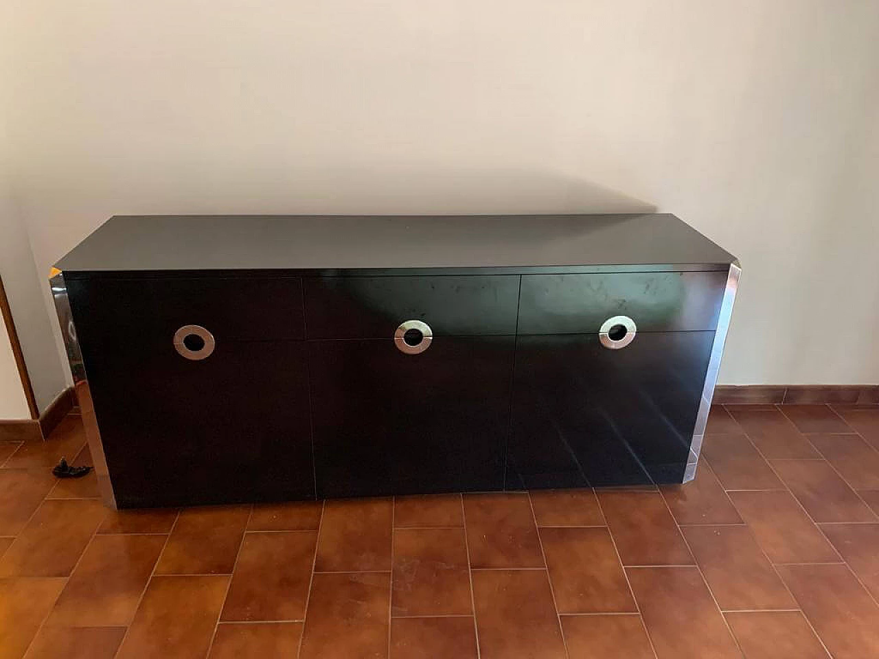 Credenza di Willy Rizzo per Mario Sabot, anni '70 1