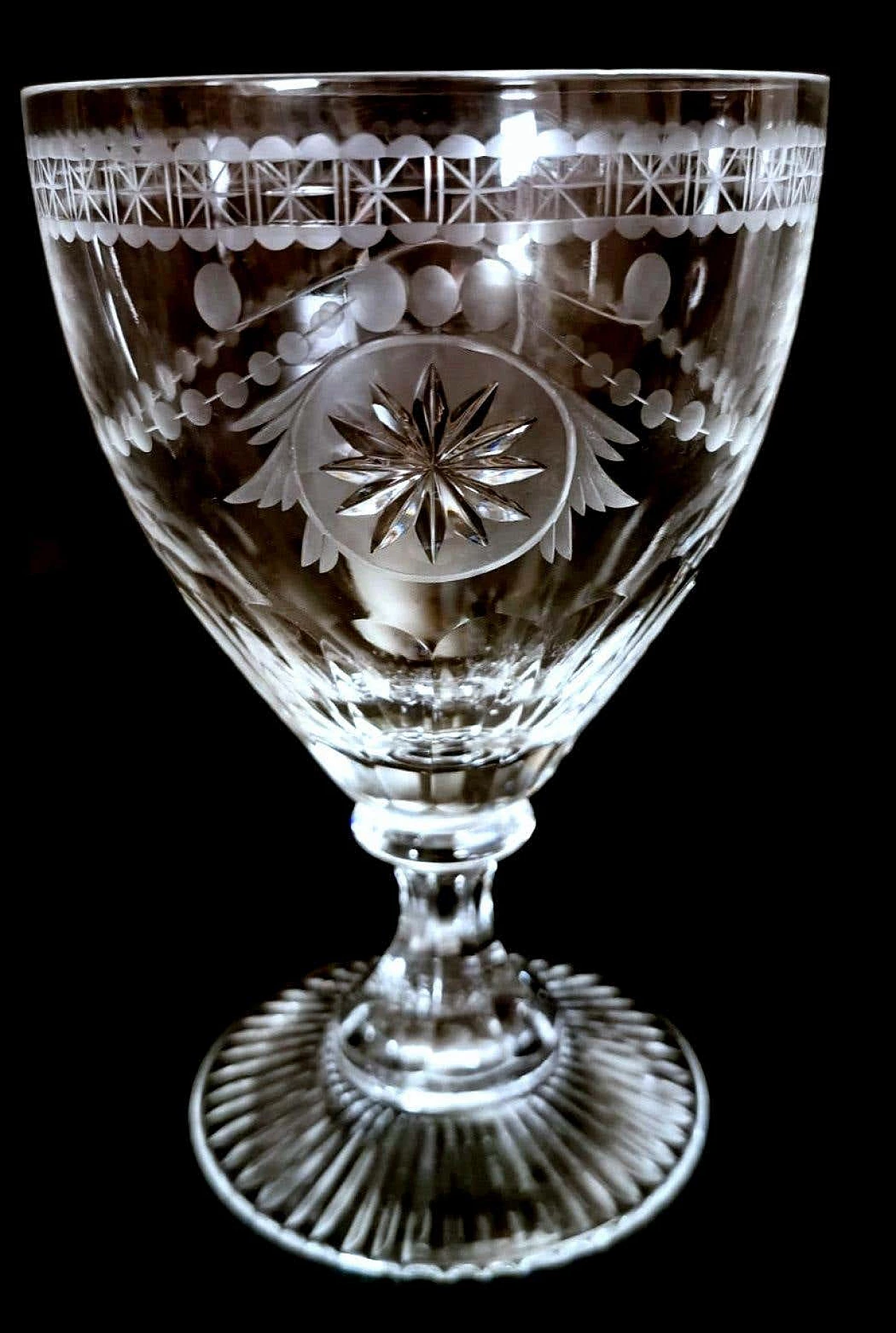 Pair of crystal goblets of the Crystal Collection for Yeoward William, 1990s 10