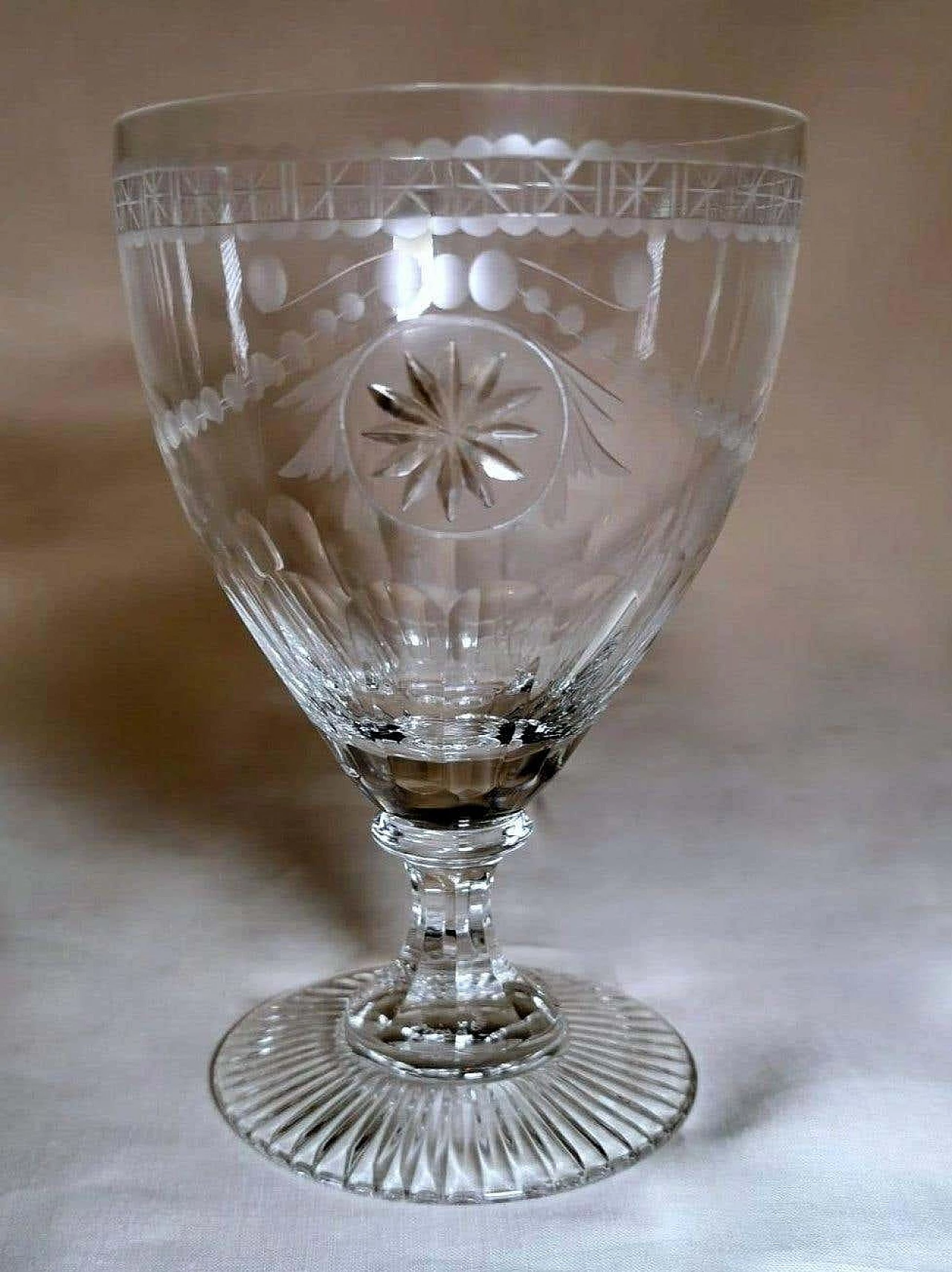 Crystal goblet of the Collection Crystal for Yeoward William, 1990s 1